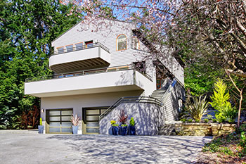 Glass garage doors